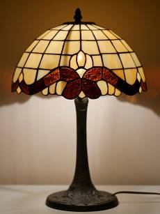 Lampa witrażowa w stylu Tiffany 31 cm